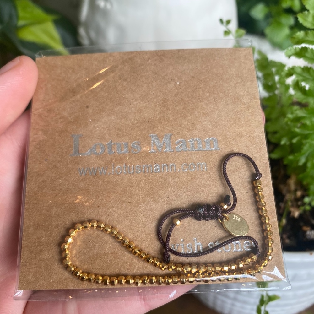 Brand New Gold Beaded Bracelet